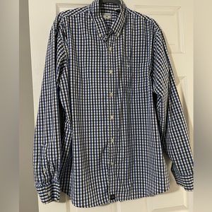 Men’s Dockers Long Sleeve Button up Blue XL
